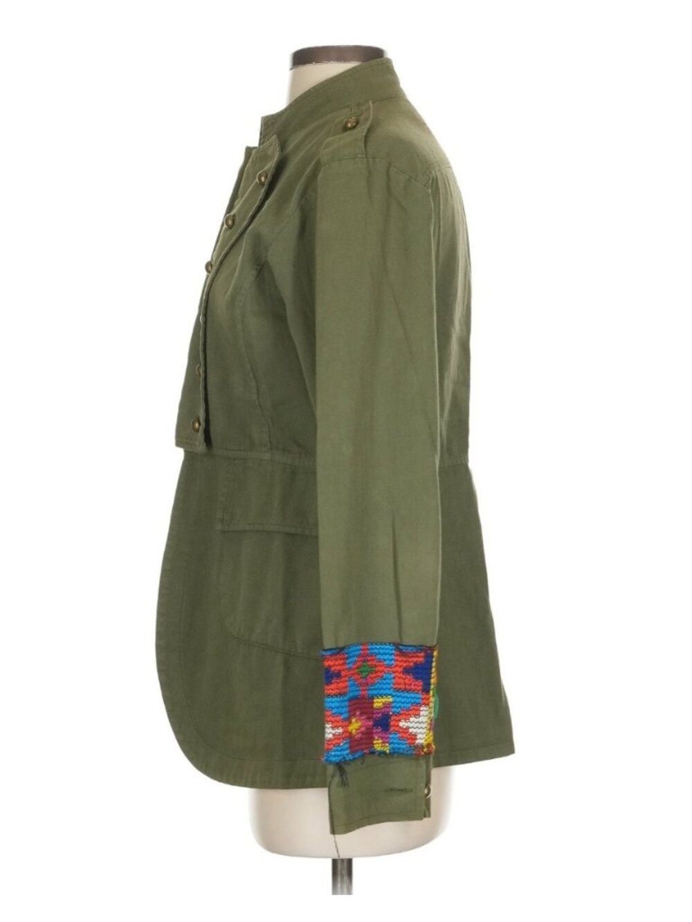 RARE Jen's Pirate Booty Embroidered Military Jacket XS| Boho Coastal Cowgirl 70s - Picture 6 of 16